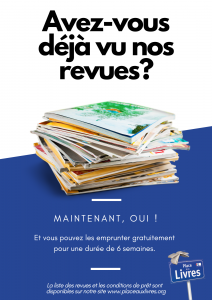 Nouveau ! Revues à emprunter